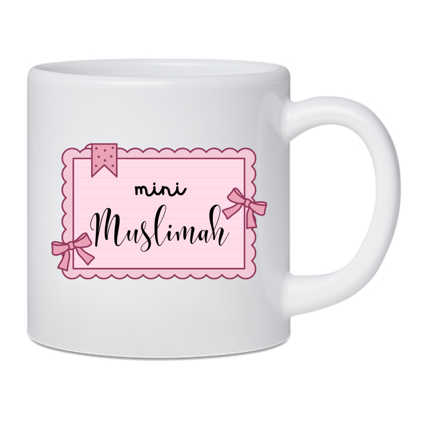 Mini Muslimah Tasse – Süße Kinder Tasse für kleine Musliminnen | Geschenk für Mädchen | Islamische Kinder Geschenkidee
