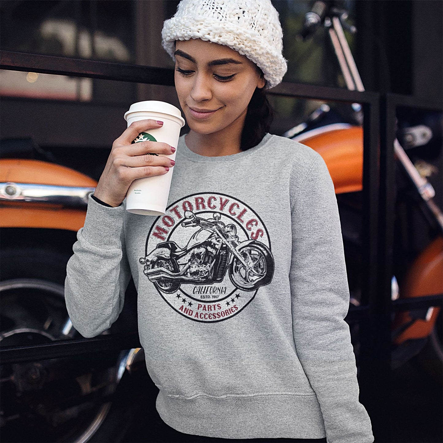 Personalisiertes Unisex Sweatshirt – Grau | Dein Design, Dein Style