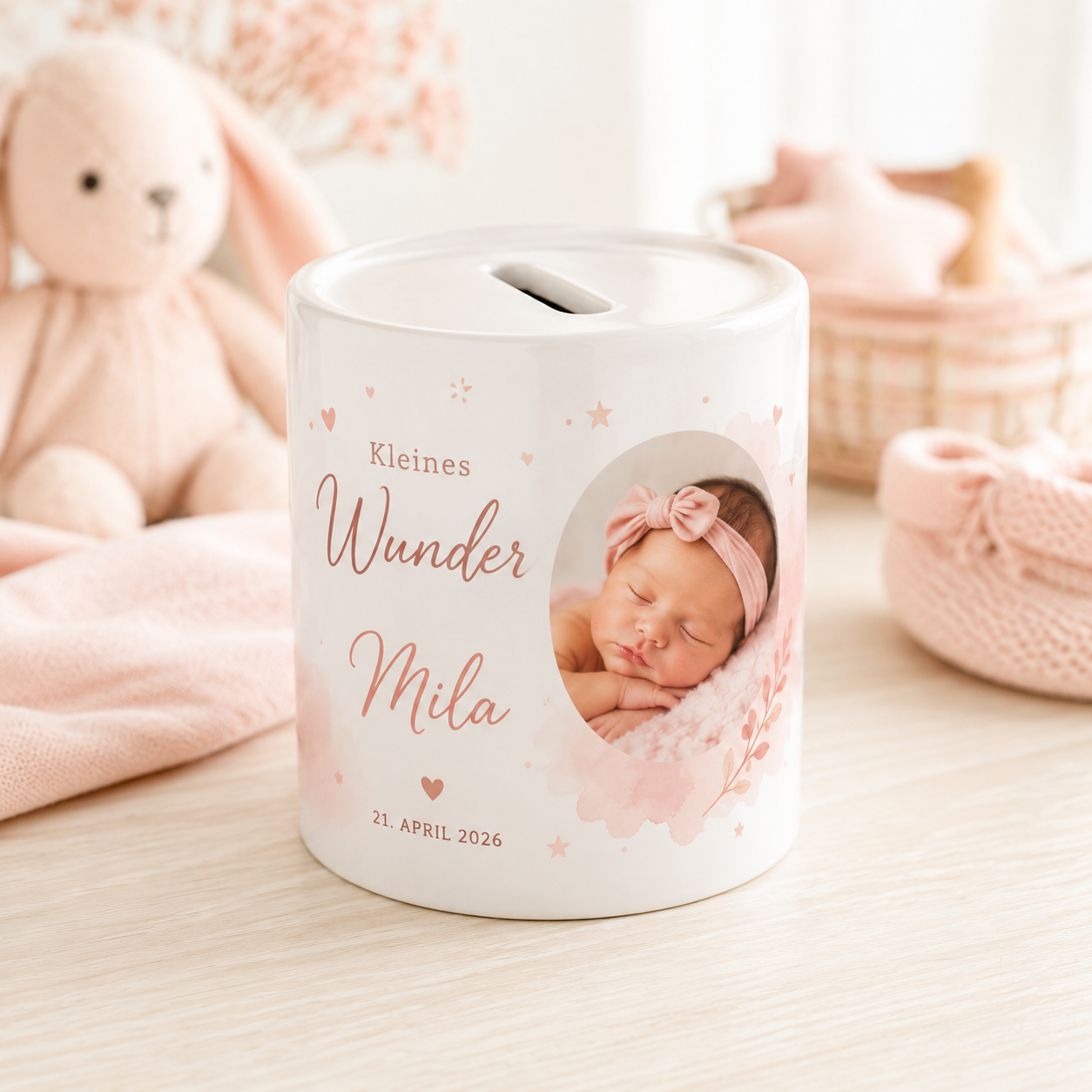 spardose baby mit name und foto