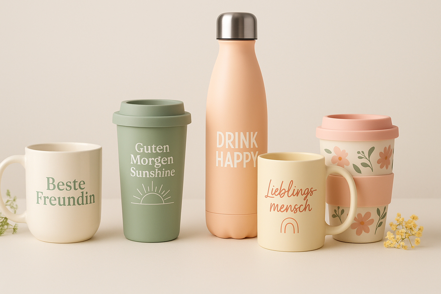 Tassen & Becher – Sofort Geschenke zum Mitnehmen