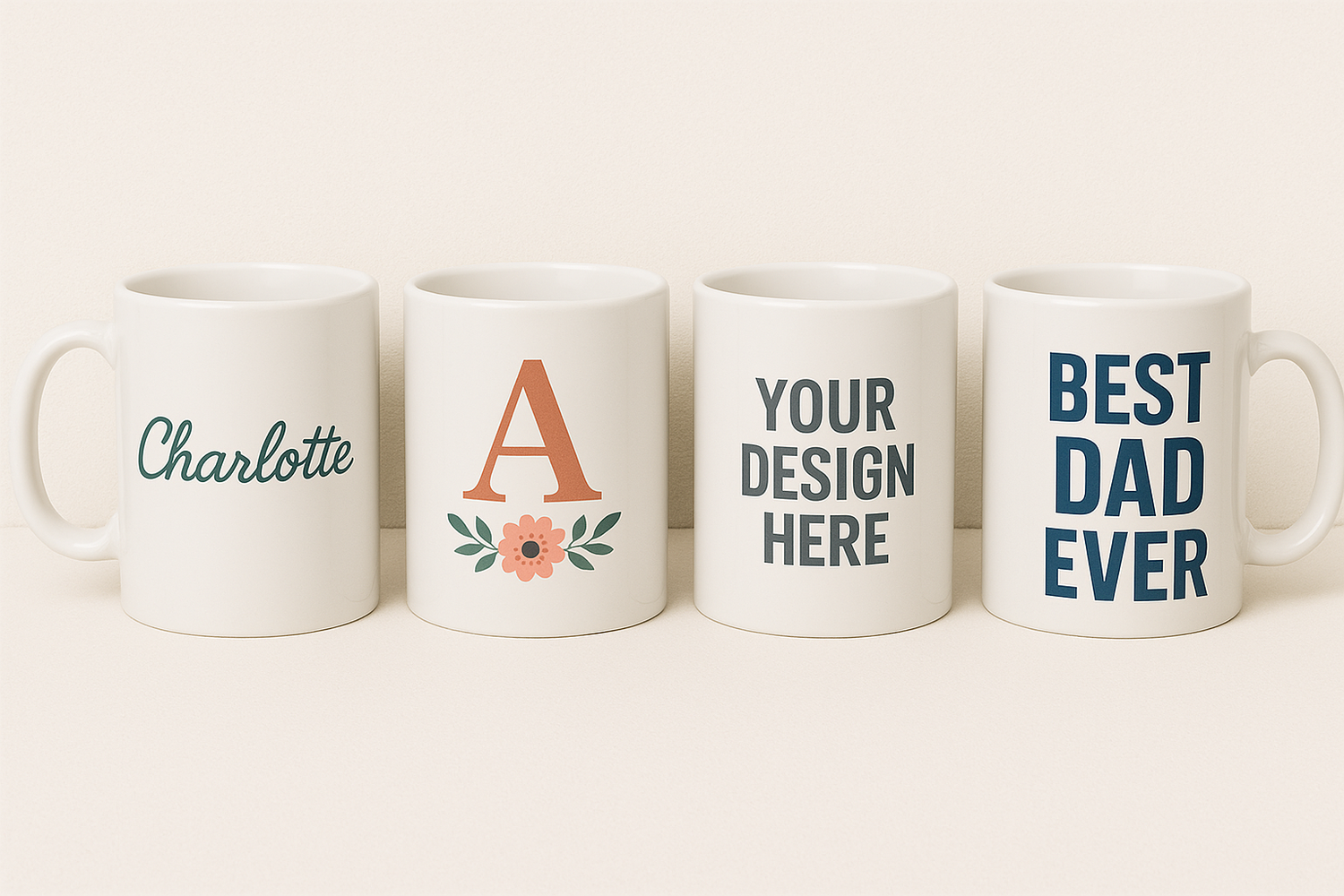 Personalisierte Tassen mit Name oder Foto – Einzigartig & individuell