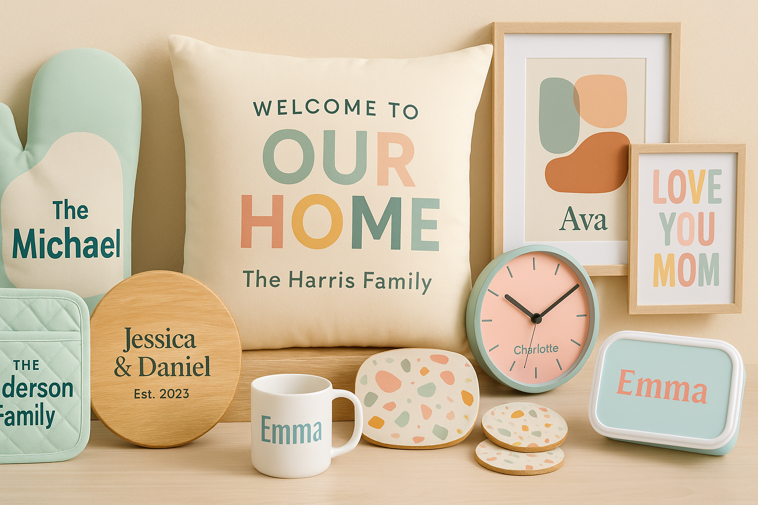 Personalisierte Home & Living – Dekoration & Wohnideen mit persönlicher Note