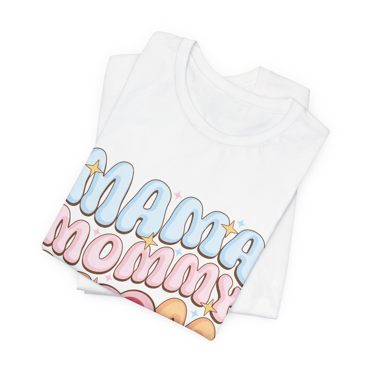 Mama T-Shirt Weiß – Geschenk für Mütter | Weiches Baumwollshirt mit Mama-Print | Muttertag, Geburtstag, Alltag