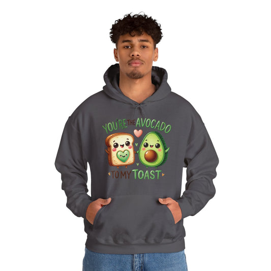 Pärchen-Hoodie – You’re the Avocado to My Toast | Lustiger Partner Pullover mit süßem Motiv | Unisex Hoodie Geschenkidee