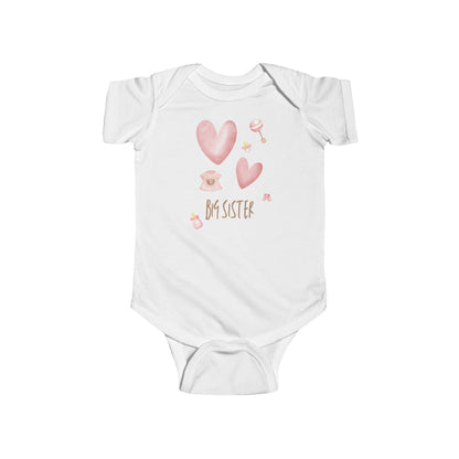 „Big Sister“ Babybody – Geschenk zur Geschwisterverkündung – Produktbild 1