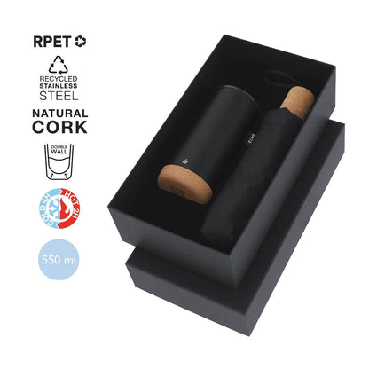 Premium Geschenkset mit Thermobecher & Regenschirm – Trauzeugen-Geschenk | Giftboomer