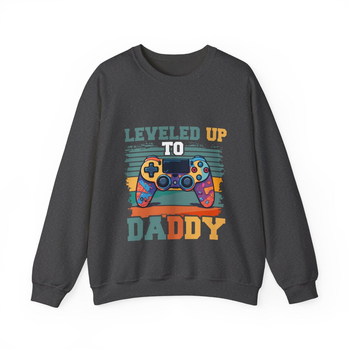 „Leveled Up to Daddy“ Sweatshirt – Gamer Pullover für werdende Väter | Geschenk zur Schwangerschaft oder Gebur
