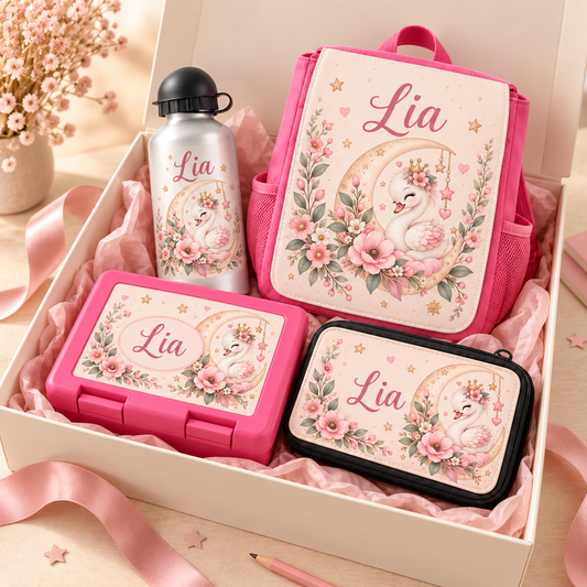 Personalisierte Schulstart-Box für Mädchen mit Name