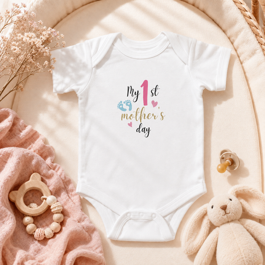 Babybody „My 1st Mother’s Day“ – Geschenk zum ersten Muttertag