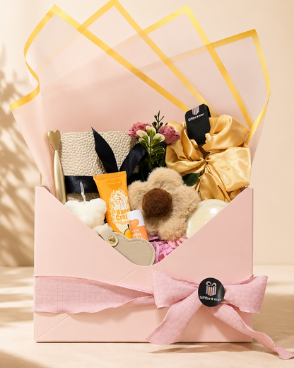 Rosé Geschenkbox für Braut oder Trauzeugin