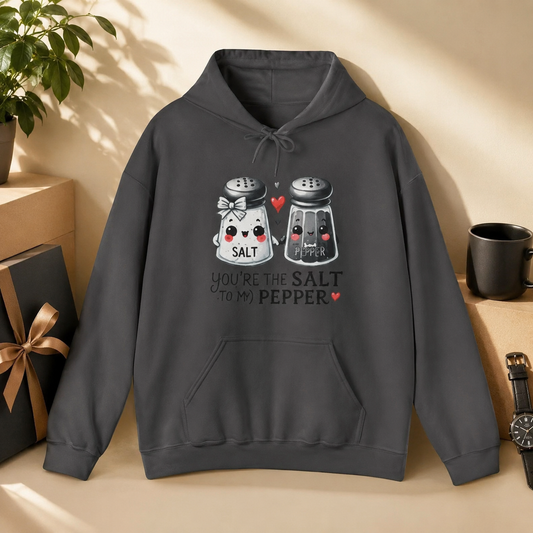 Pärchen Hoodie „Salt to My Pepper“ – Geschenk für Freund