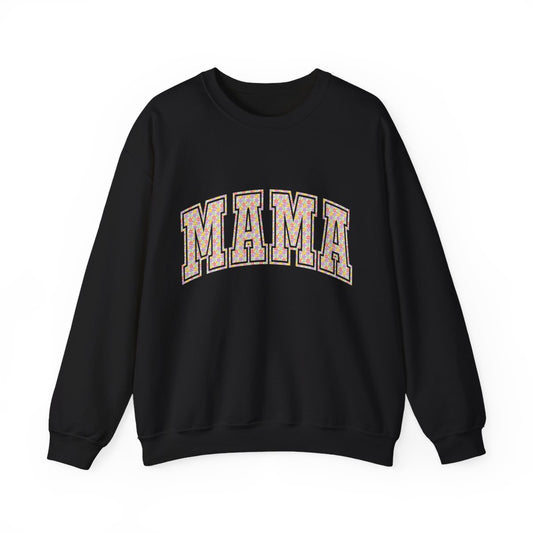 Oversized MAMA Sweatshirt – Geschenk für Mütter – Weiß oder Schwarz – Floral Print, Cozy & Trendy