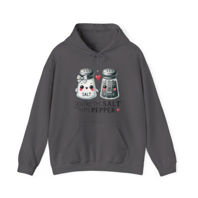 Pärchen Hoodie – You’re the Salt to My Pepper | Unisex Partner Pullover mit süßem Motiv | Geschenk für Verliebte & Freunde