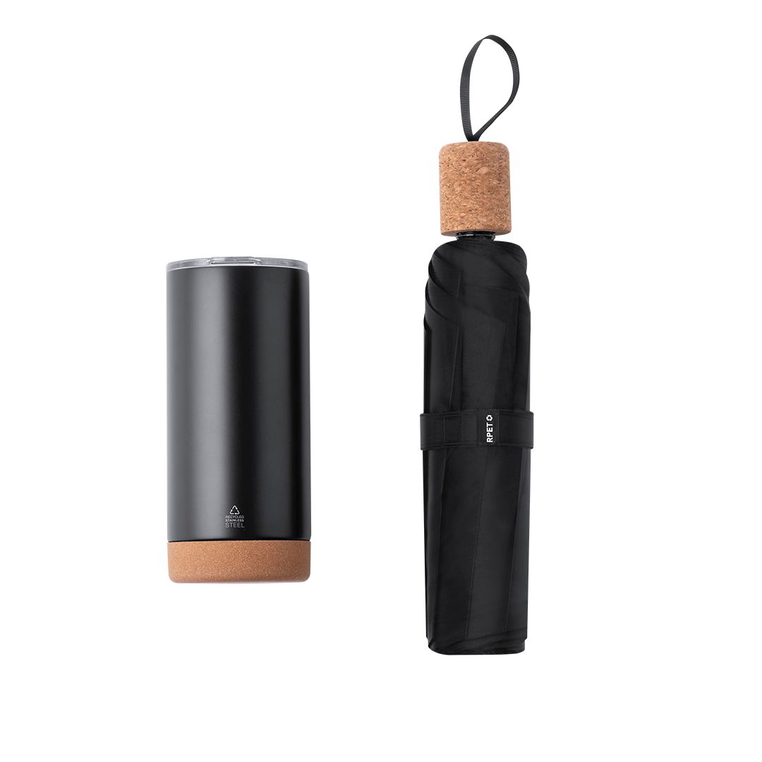 Premium Geschenkset mit Thermobecher & Regenschirm – Trauzeugen-Geschenk | Giftboomer