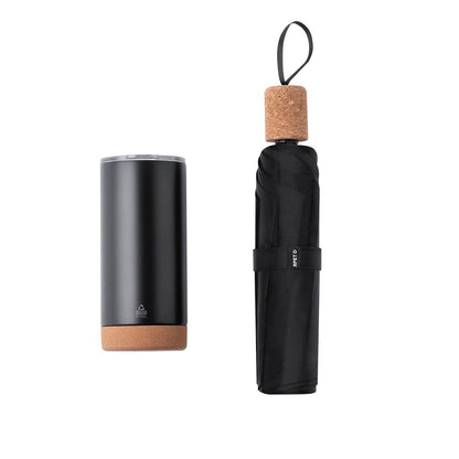 Premium Geschenkset mit Thermobecher & Regenschirm – Trauzeugen-Geschenk | Giftboomer