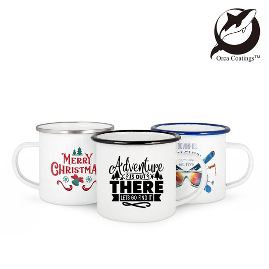 Personalisierte Emaille-Tasse – Individuelles Hochzeitsgeschenk | Giftboomer