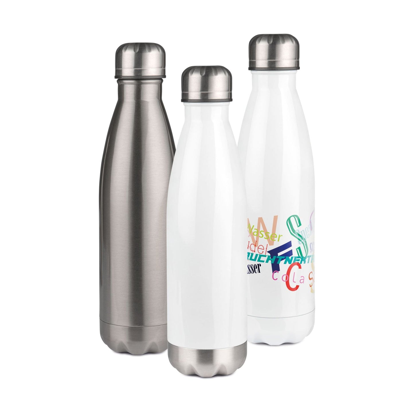 Personalisierte Edelstahl-Thermoflasche 750 ml – Geschenk zur Hochzeit | Giftboomer