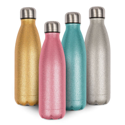 Glitzer-Thermobecher personalisiert – Geschenk für Braut & Trauzeugin | Giftboomer