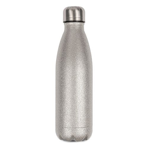 Glitzer-Thermobecher aus Edelstahl – personalisiert mit Namen, Spruch oder Foto