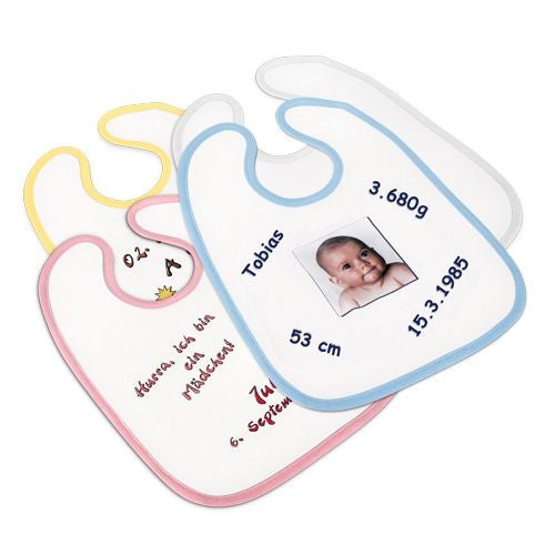 Personalisierbares Babylätzchen mit Klettverschluss – dein Design, dein Baby-Moment