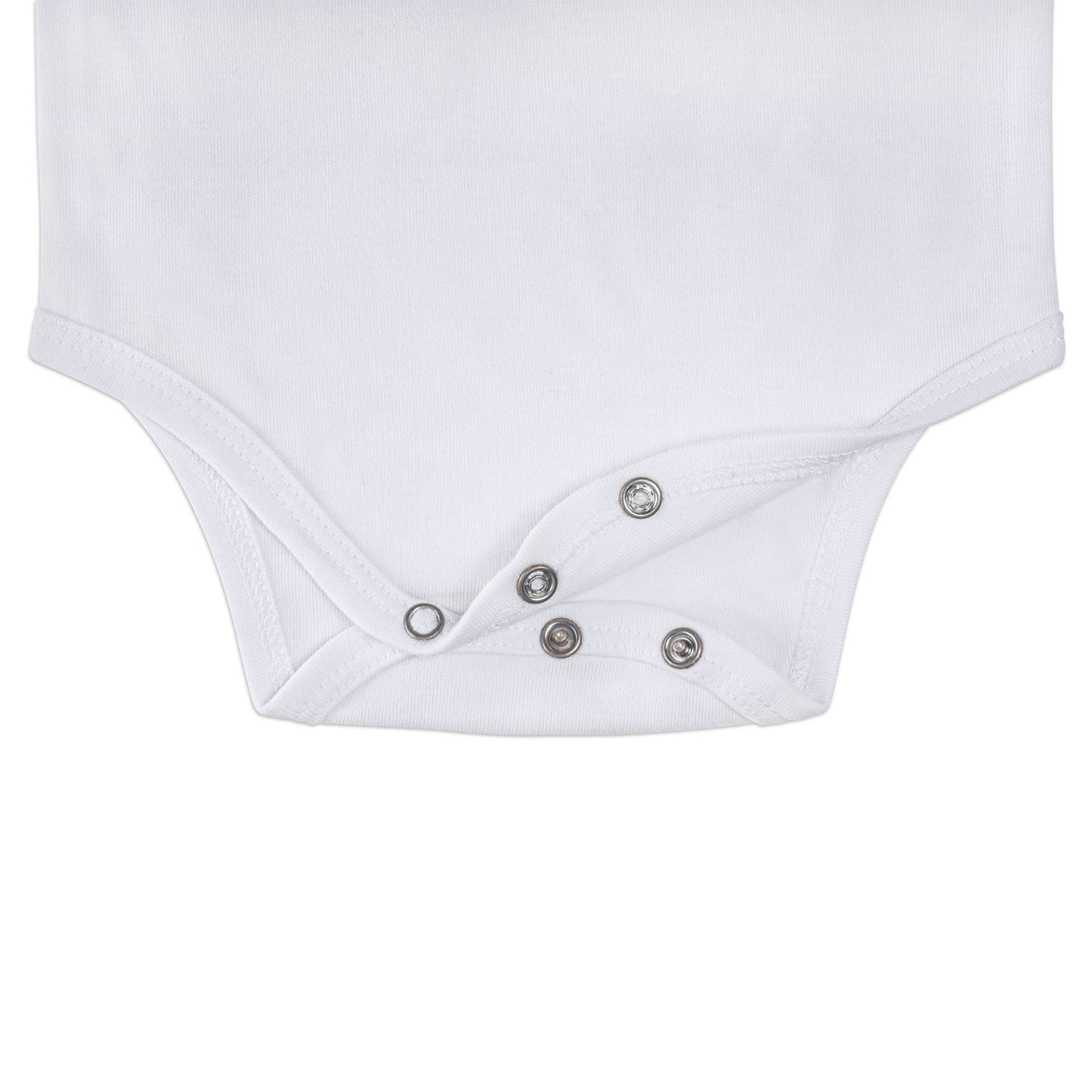 Personalisiertes Baby-Body mit Wunschdruck – Kurzarm Weiß – Geschenk zur Geburt oder Babyshower