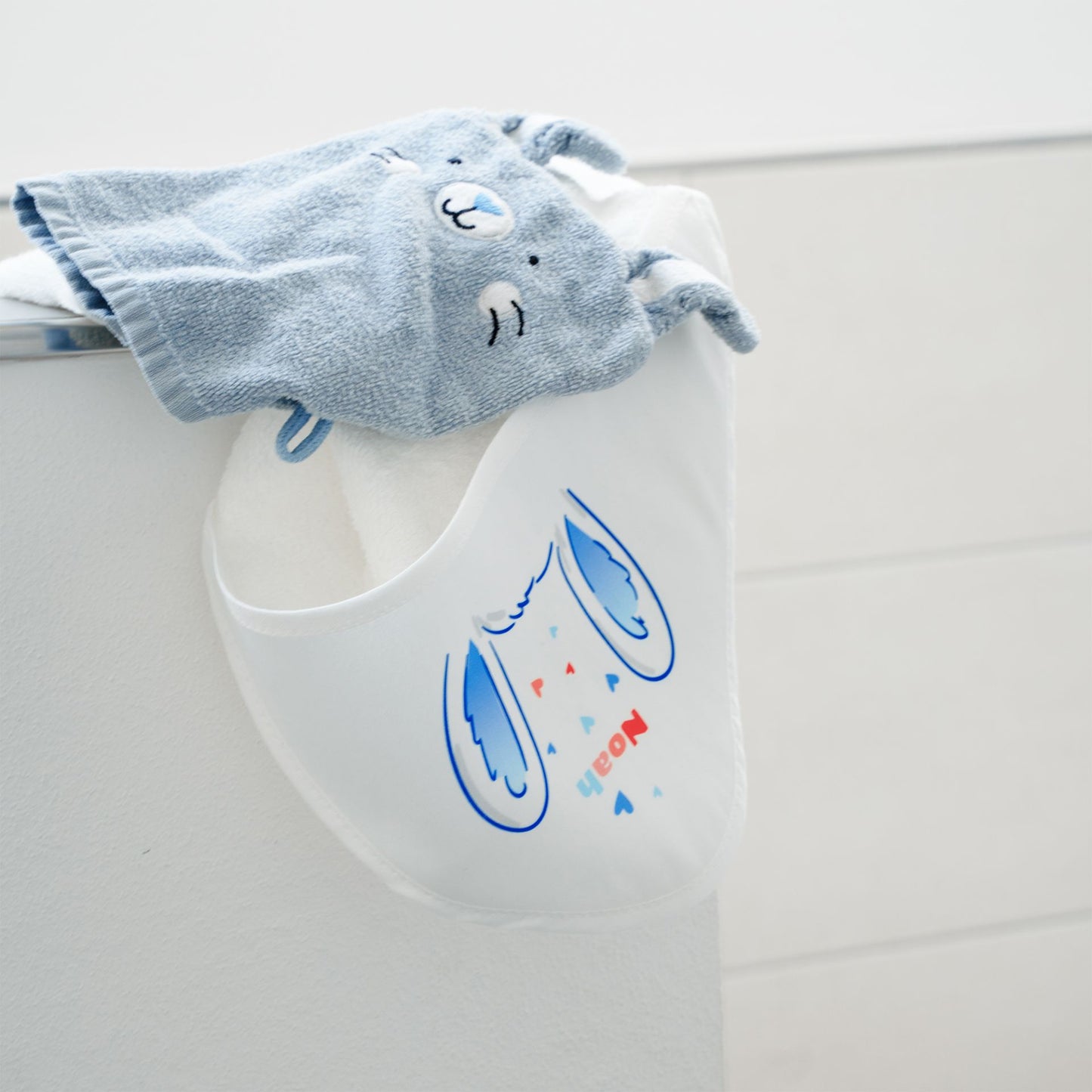 Personalisiertes Kapuzenhandtuch für Kinder mit Wunschname