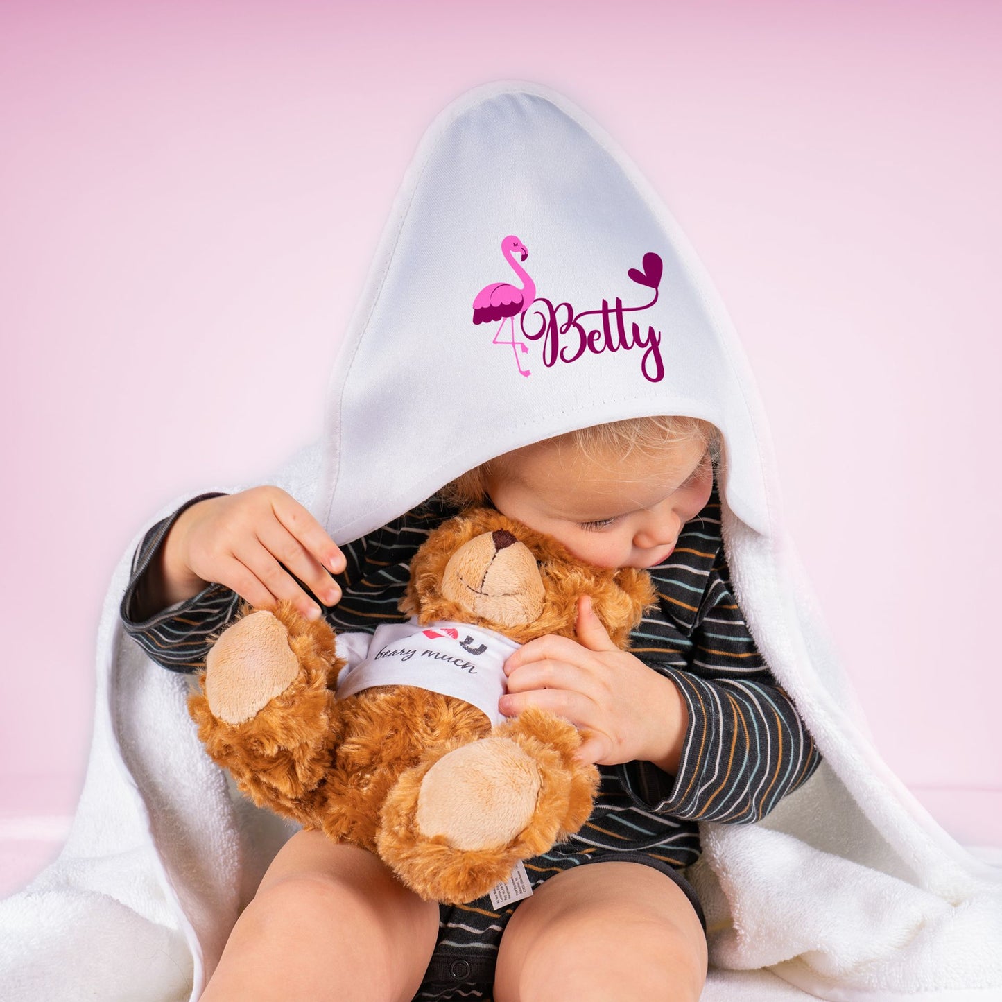 Personalisiertes Kapuzenhandtuch für Kinder mit Wunschname