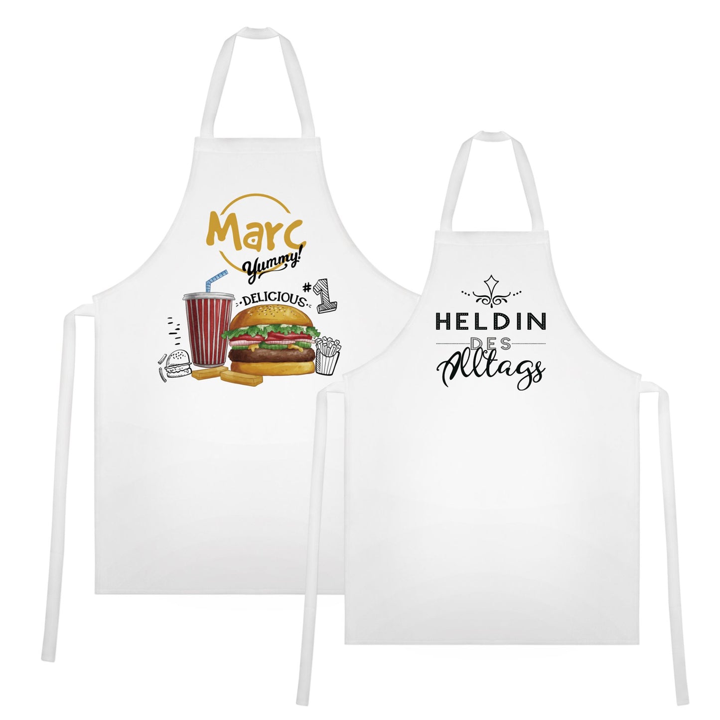 Personalisierte Schürze mit Wunschmotiv – Für Grillmeister & Küchenhelden