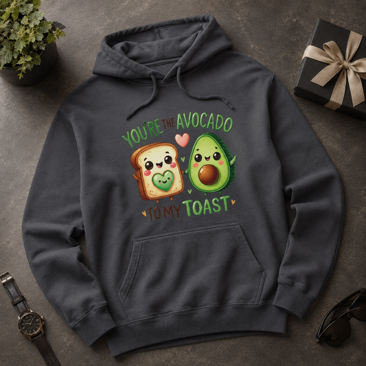 Pärchen Hoodie „Avocado to My Toast“ – Geschenk für Freund