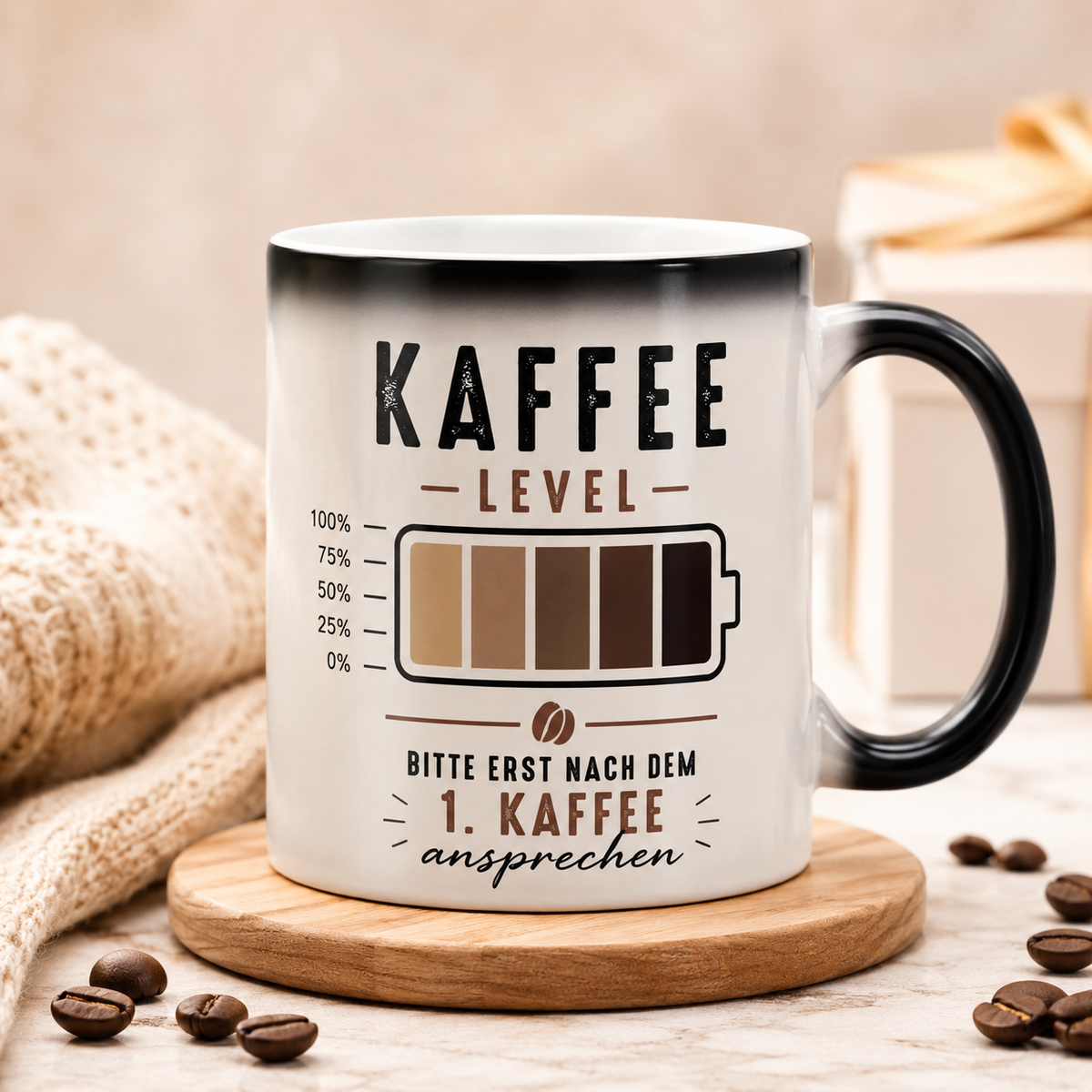 Personalisierte Farbwechseltasse – Überraschungsgeschenk für Männer