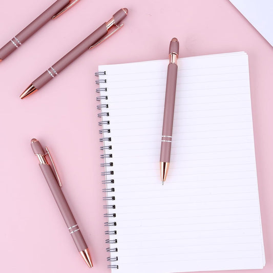 Eleganter Kugelschreiber Rosa mit Roségold-Details