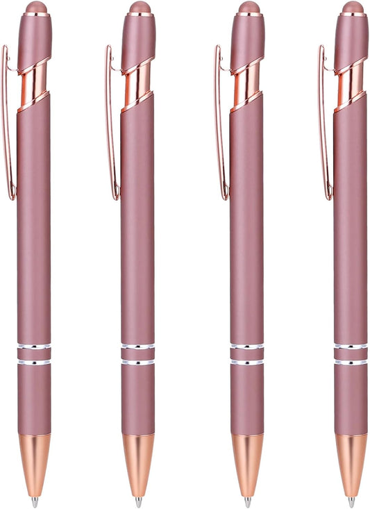 Eleganter Kugelschreiber Rosa mit Roségold-Details