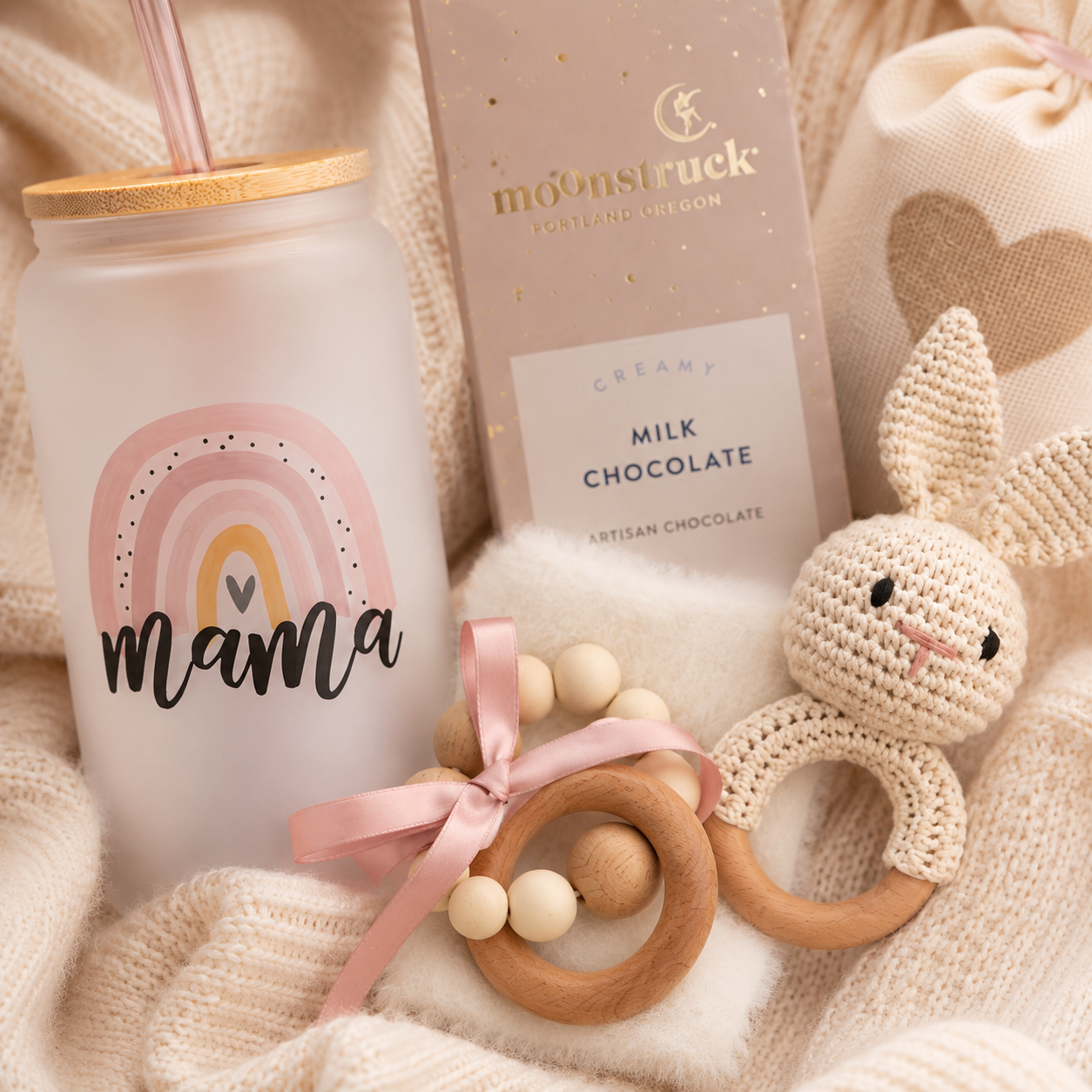 Mama & Baby Geschenkbox – Liebevolles Geschenk zur Geburt