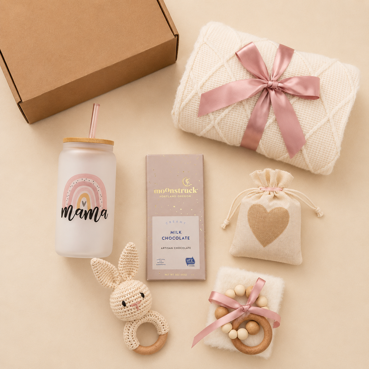 Mama & Baby Geschenkbox – Liebevolles Geschenk zur Geburt